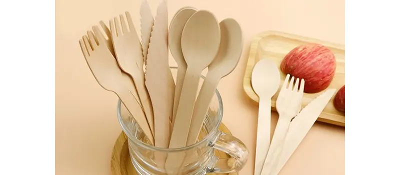Types of Disposable Utensils 4 Wooden Disposable Cutlery