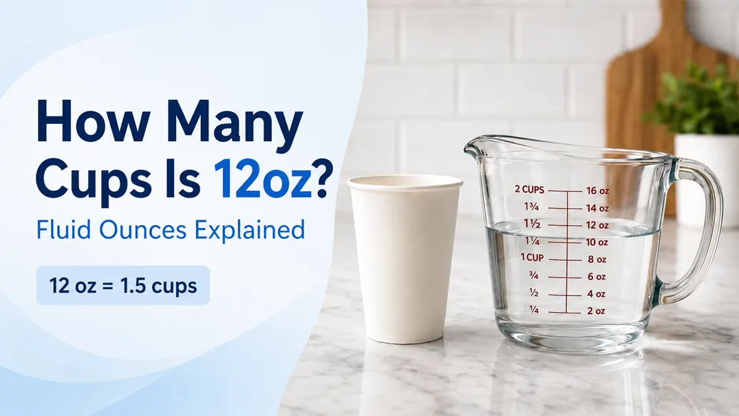 How Many Cups Is 12oz Fluid Ounces Explained