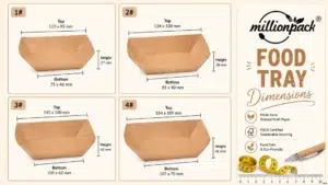 Paper Food Tray Sizes How to Choose the Right Tray