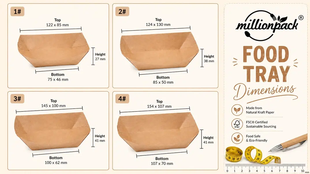 Paper Food Tray Sizes How to Choose the Right Tray