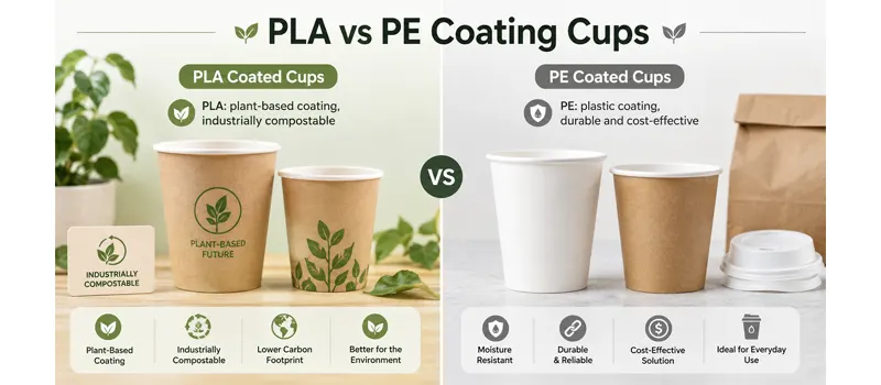 PLA vs PE Coating: Which Lining is Better for Paper Cups 4 What Are the Differences Between PLA vs PE Coating Cups