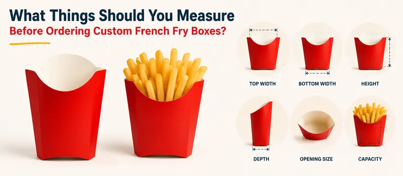 French Fry Box Size: Standard Dimensions, Capacities & How to Choose 14 What Things Should You Measure Before Ordering Custom French Fry