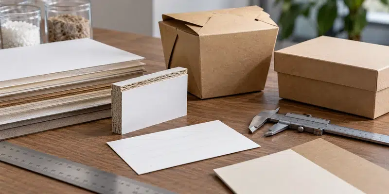 Double PE Coating vs Single PE Coating: Which Paper Packaging Should You Choose? 5 Paper packaging specification review with coated board seams lids and measurements
